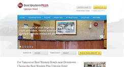Desktop Screenshot of bestwesternvancouver.ca
